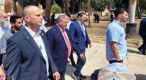 בן גביר בהר הבית צילום: דוברות מבזקים