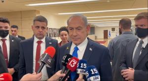 ראש הממשלה בהצהרה לתקשורת: כוחותינו מצאו את החלל החטוף רן גואילי  צילום: עמיאל ירחי i24 חדשות