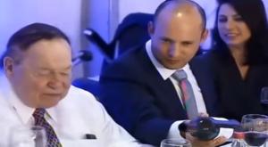 נפתלי בנט ושלדון אדלסון צילום: צילום מסך חדשות