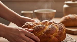 אפיית עוגת שמרים צילום: צילום להמחשה (בינה מלאכותית) עוגות