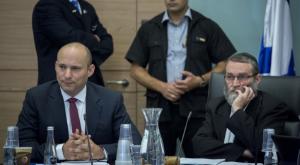 שוב נדחה. גפני ובנט צילום: פלאש 90. מרים אלסטר חדשות