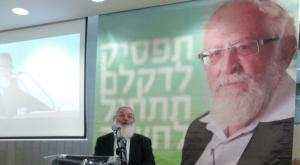 הרב אלי בן דהן בערב לזכרו של הרב רוזן צילום: יחצ ברנז'ה