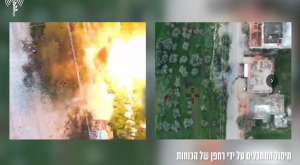 תיעוד של חיסול מחבלי חיזבאללה על ידי רחפן | צילום: דובר צה"ל חדשות