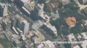 ישראל תקפה ברובע הדאחייה בביירות צילום: דובר צה"ל חדשות