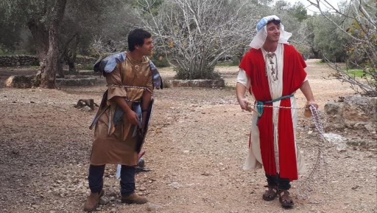 כאשר המכבים והרומאים פוגשים את חיילי צה"ל
