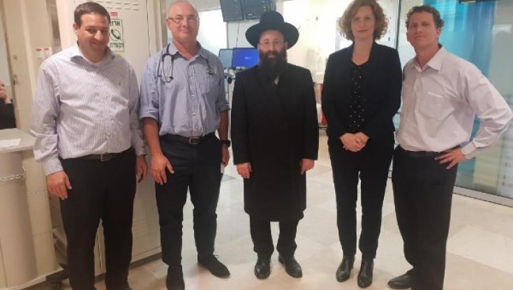 רב הכותל במרכז הרפואי בחולון
