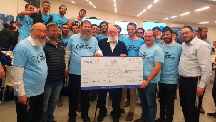 ישיבת הגולן גייסה 9 מיליון שקלים ב-36 שעות