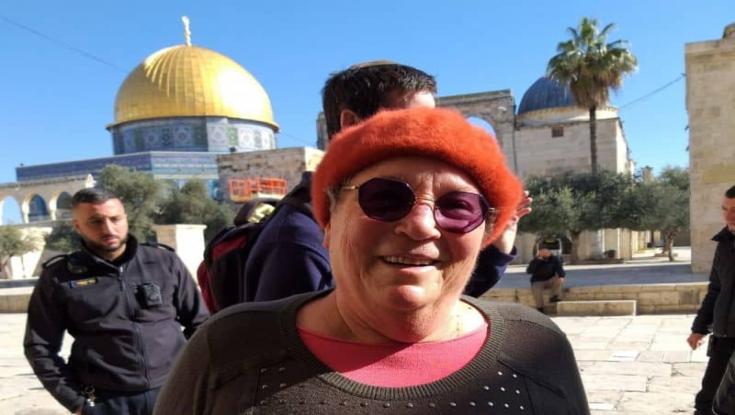 שרה אליאש שוב בהר הבית: "יש כאן מהפך גדול"