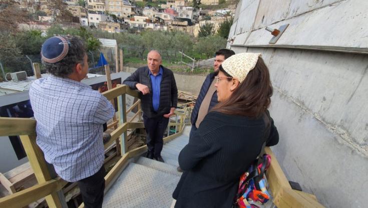 לרגל סיום הקדנציה: יוגב סייר בעיר דוד