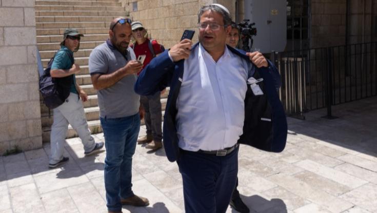בן גביר בשער שכם: "העיר העתיקה זה שלנו, למרות מפכ"ל מתרפס"