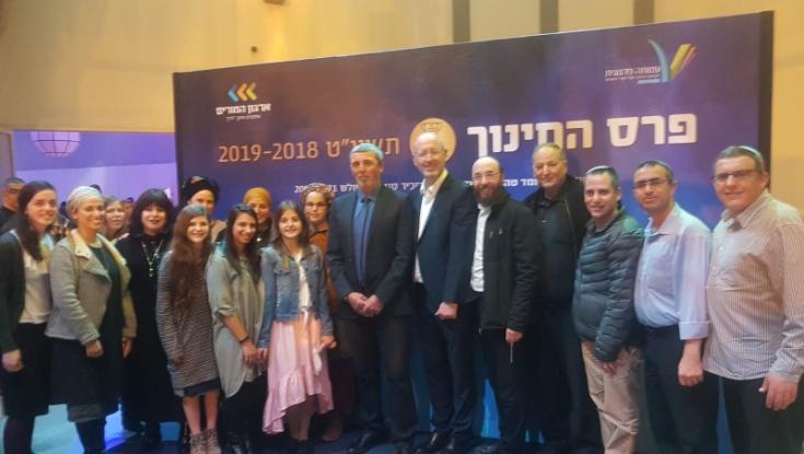 אולפנת בני עקיבא בבנימין זוכה בפרס על מעורבות חברתית ותרומה לקהילה