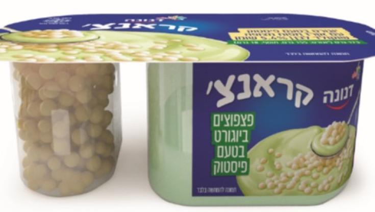 כמה עוד אפשר: יוגורט בטעם פיסטוק עם פצפוצי שוקולד לבן