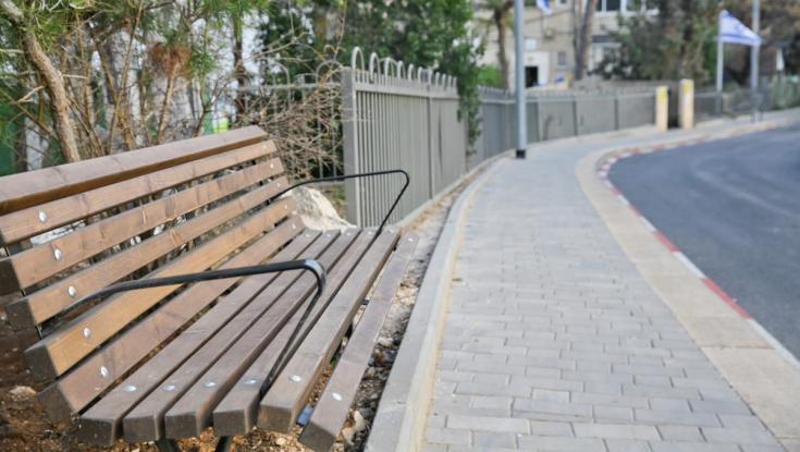 הרחוב הירושלמי בשכונה הסרוגה עבר מתיחת פנים