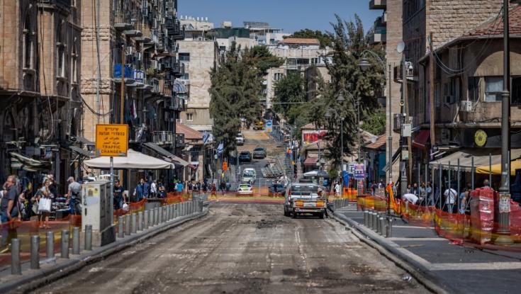עבודות לכל אורך היום והלילה: הכאוס התחבורתי החדש בצומת המרכזי בירושלים