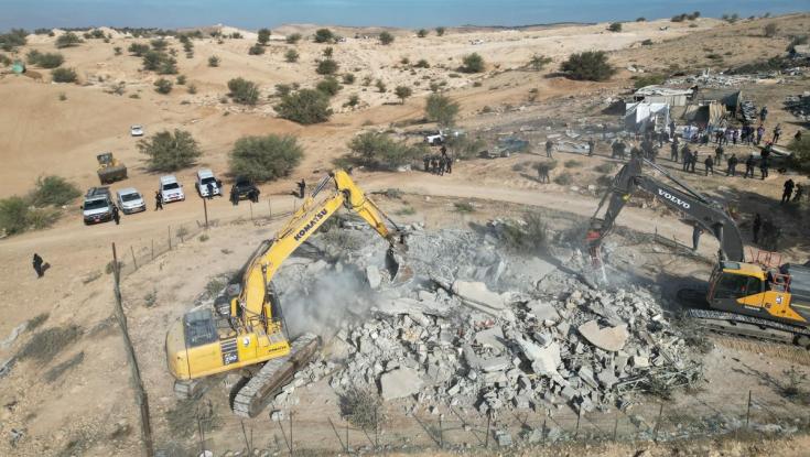 אחרי פינוי השבט הבדואי: נסללה הדרך ליישוב החדש בנגב