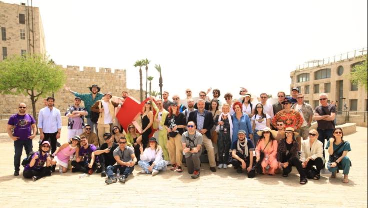 מתיחות ביטחונית? זמרי האירוויזיון התארחו בעיר העתיקה בירושלים