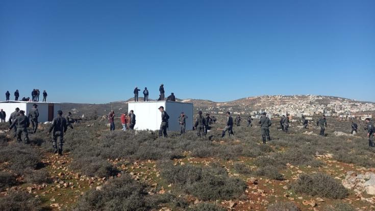 דיווח ראשוני: פצוע מירי בעימותים בין כוחות הביטחון לתושבים סמוך לגבעת אסף