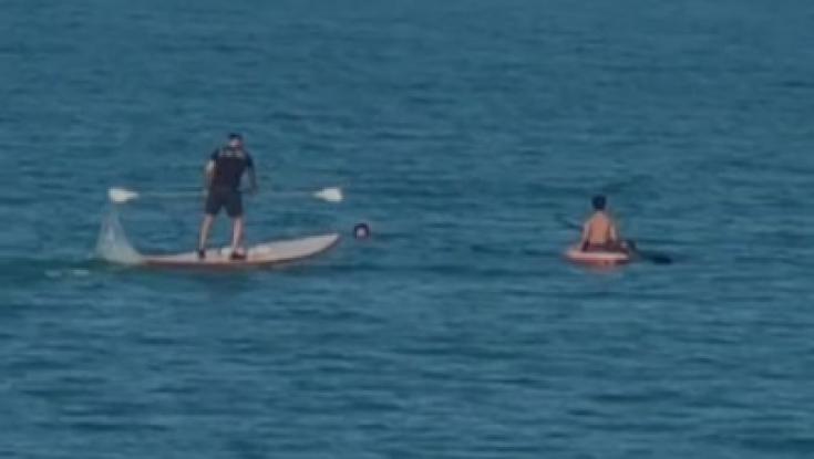 כמעט קטסטרופה בכנרת: המציל הבחין באותות המצוקה ברגע האחרון | צפו