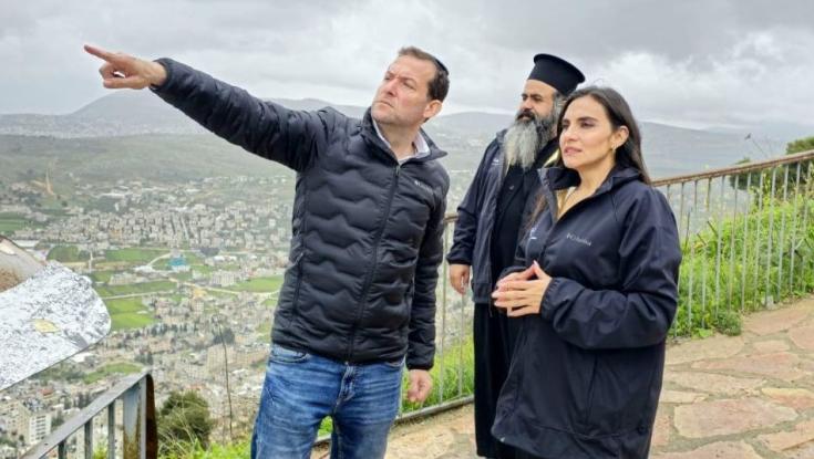 חסר תקדים - סגנית נשיא אקוודור בשומרון: "אני מחזקת אתכם, יש אור בתוך החושך"