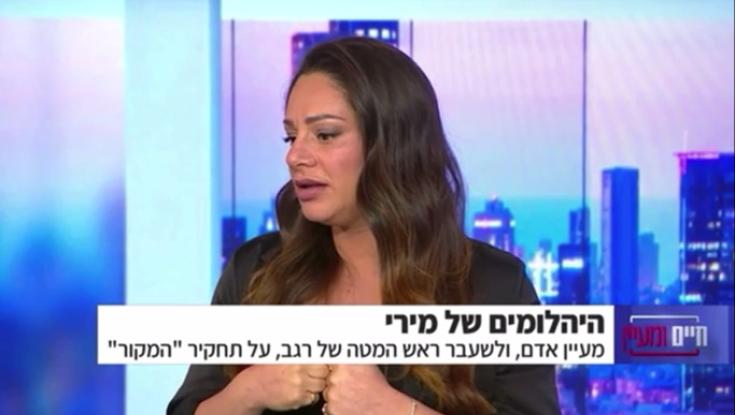 מעיין אדם מגיבה על התחקיר של מירי רגב: "לא זיהיתי אותה"