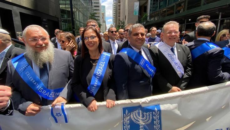 מצעד ישראל במנהטן יצא לדרך | שרים ביטלו השתתפות