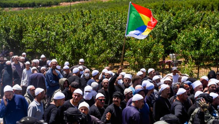 צפו: בכירי הכפר הדרוזי בסוריה התכנסו והחליטו - "רוצים להסתפח לישראל"