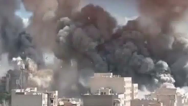 תיעוד דרמטי: גל פיצוצים אדיר בלב טהרן