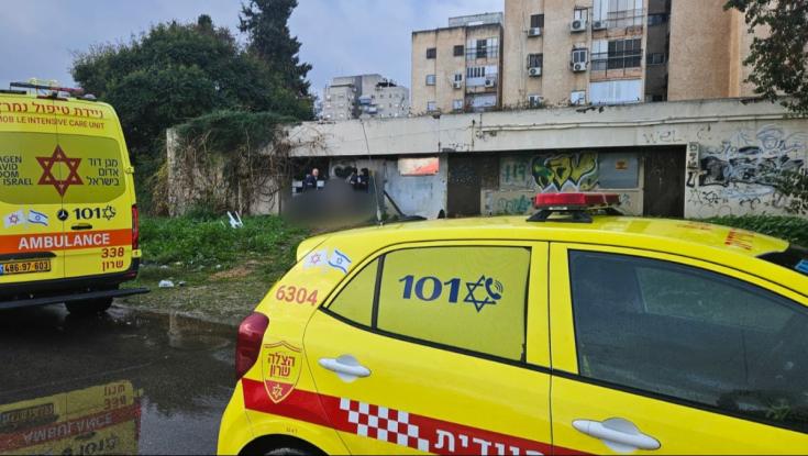אסון כבד בחדרה: צוותי הרפואה הגיעו - אבל זה היה מאוחר מדי