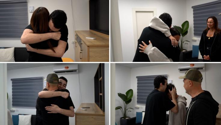 אי אפשר לעצור את הדמעות: המפגש המרגש של עידן אלכסנדר עם משפחתו