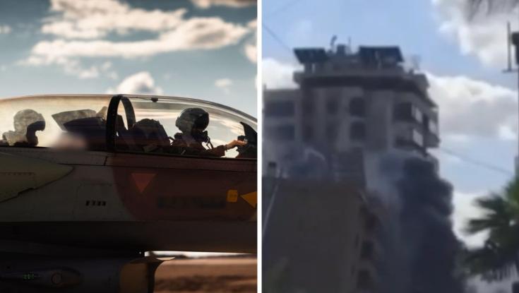 הבניין קרס אל הקרקע בתוך 3 שניות: תיעוד מטורף מלב ביירות