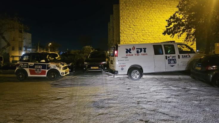 אסון כבד בירושלים: זק"א מטפלים באירוע