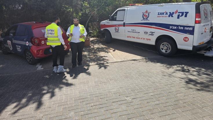 אסון בקרית אונו: זק"א מטפלים בזירה הקשה