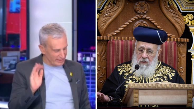 אברי גלעד השיב לרב יצחק יוסף בשידור: "מי בכלל רוצה להיות במניין שלך"