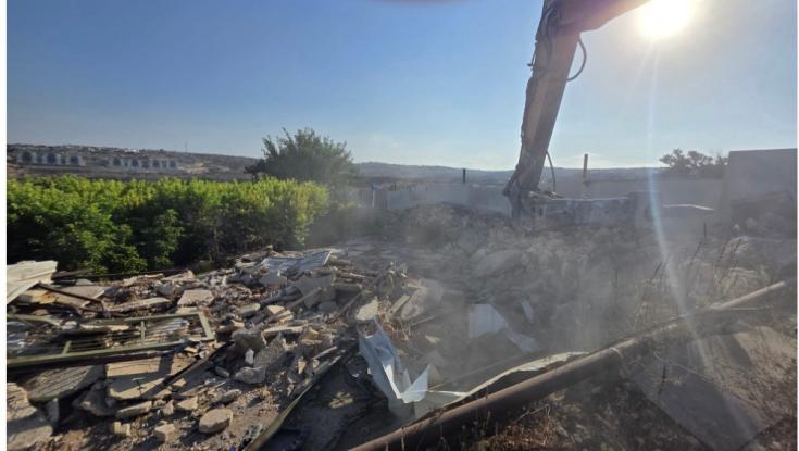 שינוי מגמה ביו"ש: כוחות הביטחון הרסו מבנים פלסטיניים לא חוקיים בשומרון
