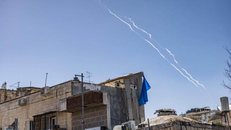 צפו בתיעוד: שני מיירטי חץ 3 יוצאים לעבר הטילים