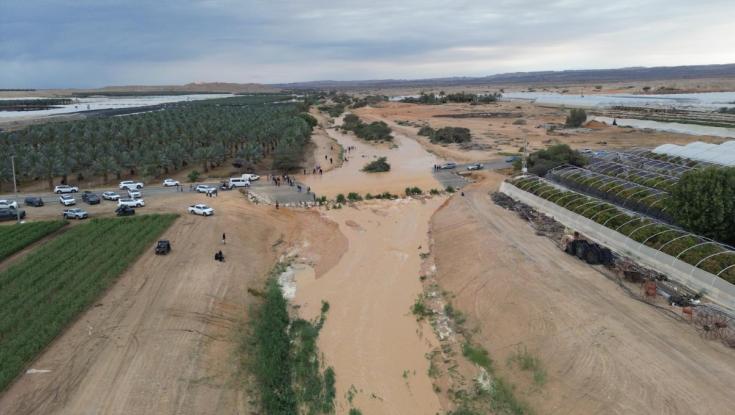 הנגב במצור: שיטפונות נרחבים בדרום - אלו הכבישים החסומים