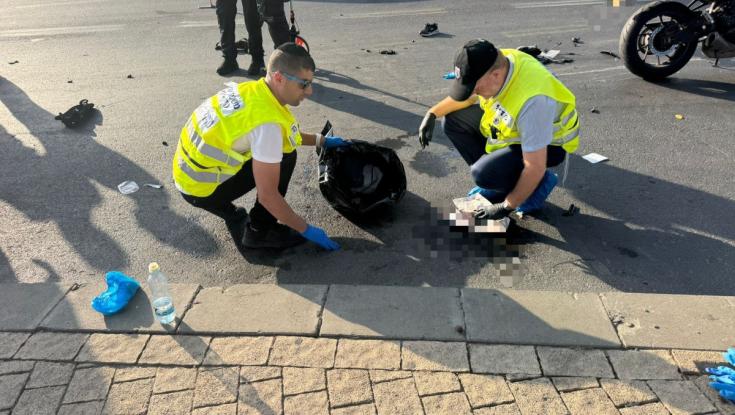 אסון כבד בתל אביב: רוכב האופניים נפגע אנושות ונאלצו לקבוע את מותו