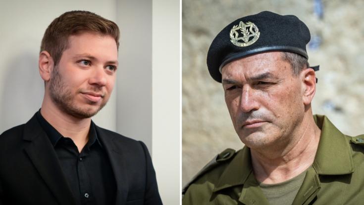 יאיר נתניהו מתפוצץ על הרמטכ"ל: "מדובר במרד וניסיון הפיכה צבאית"