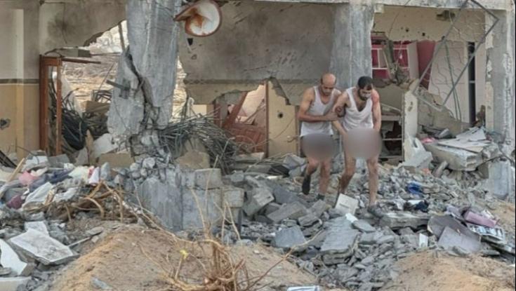 תיעוד: שני מחבלים בכירים בחמאס נכנעים לכוחות צה"ל ברפיח