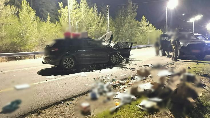 אסון בסמוך ליישוב הדתי: "ראינו 2 כלי רכב מעוכים"