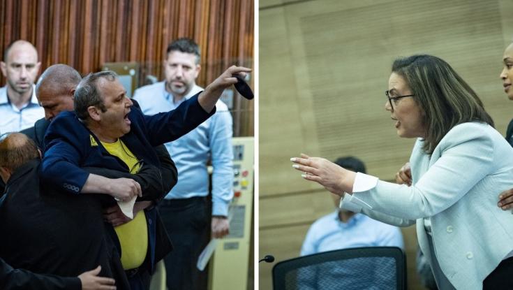 גלית דיסטל צרחה על הח"כ הסרוג: צא החוצה, היהודים רוצים להמשיך