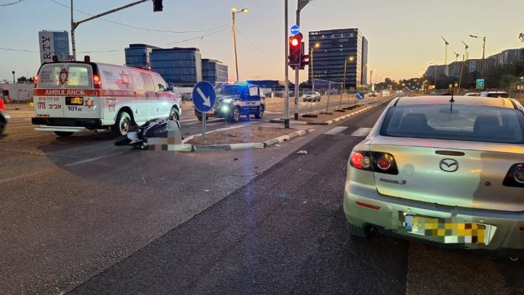 עוד אירוע קשה בכבישים: "הענקנו לו טיפול רפואי מציל חיים"
