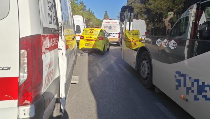 אסון כבד בירושלים: "גבר בן 80 מחוסר הכרה"