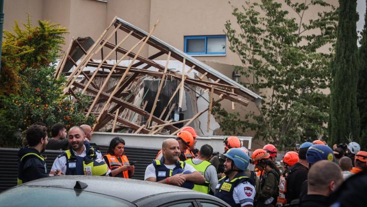 "הלך הבית": הרס עצום בזירת הנפילה בשוהם | צפו