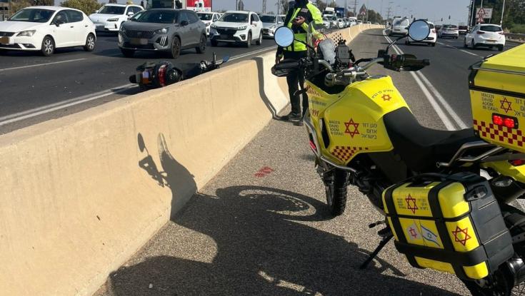 אסון במרכז: "פינינו אותו לחדר הטראומה"