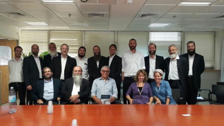 אנשי מכון פוע"ה לומדים ומלמדים בחיפה