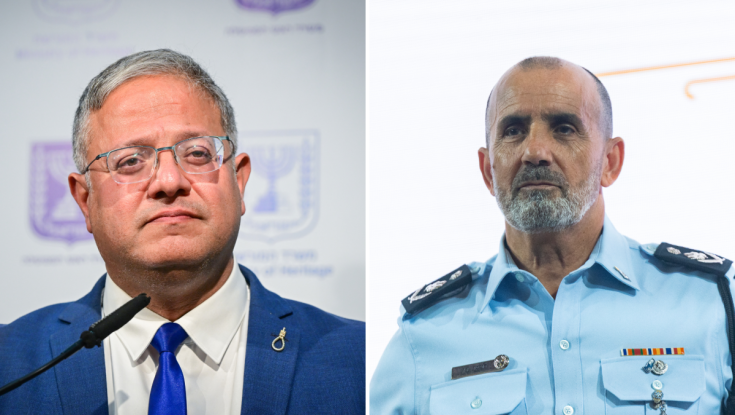המפכ"ל במכתב זועם נגד בן גביר, שהשיב: "הוא נסחט על ידי היועמ"שית"