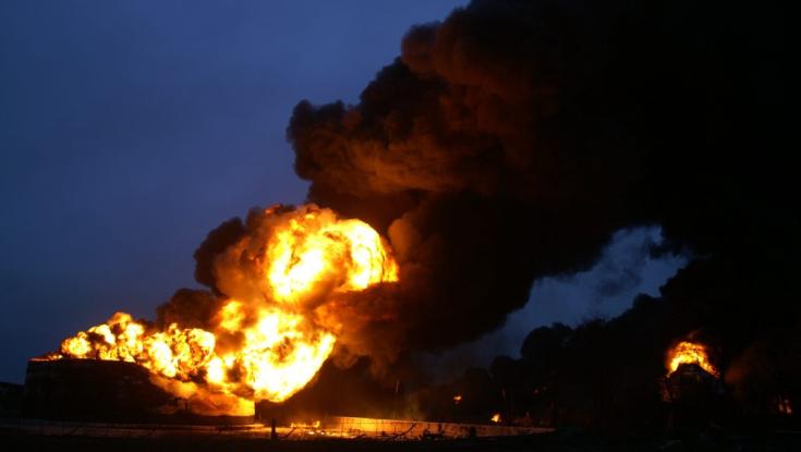 צילומי הלווין חושפים: צינור הנפט המרכזי בסעודיה הושבת לחלוטין