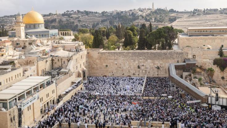 זמני ברכת כהנים בכותל המערבי בחול המועד סוכות תשפ"ז 2026