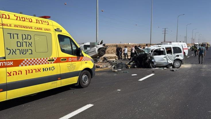 אסון כבד בצפון הנגב: "לצערנו נאלצנו לקבוע את מותם במקום"